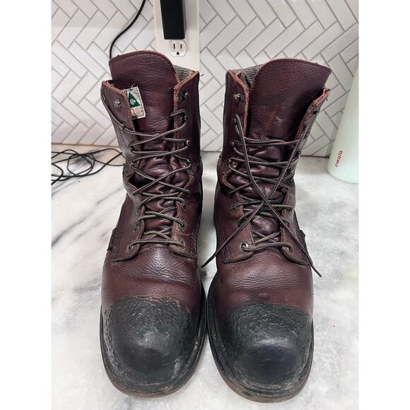 Red Wing 2414 Men’s 12B Gore-Tex Steel Toe EH Work Boots USA Made Brown Leather - Picture 8 of 16